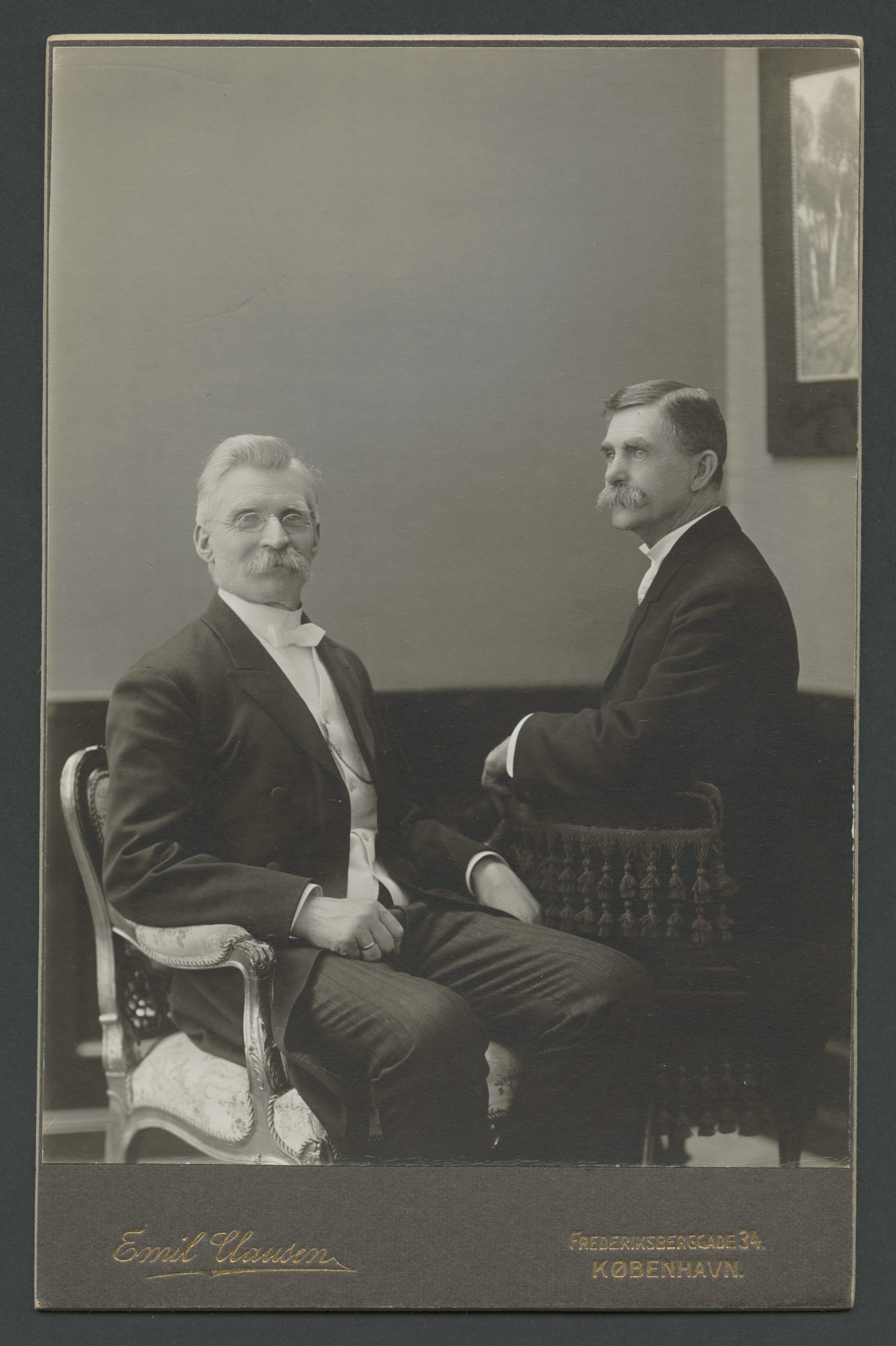 Portrait of Presidents Jenson and Christophersen